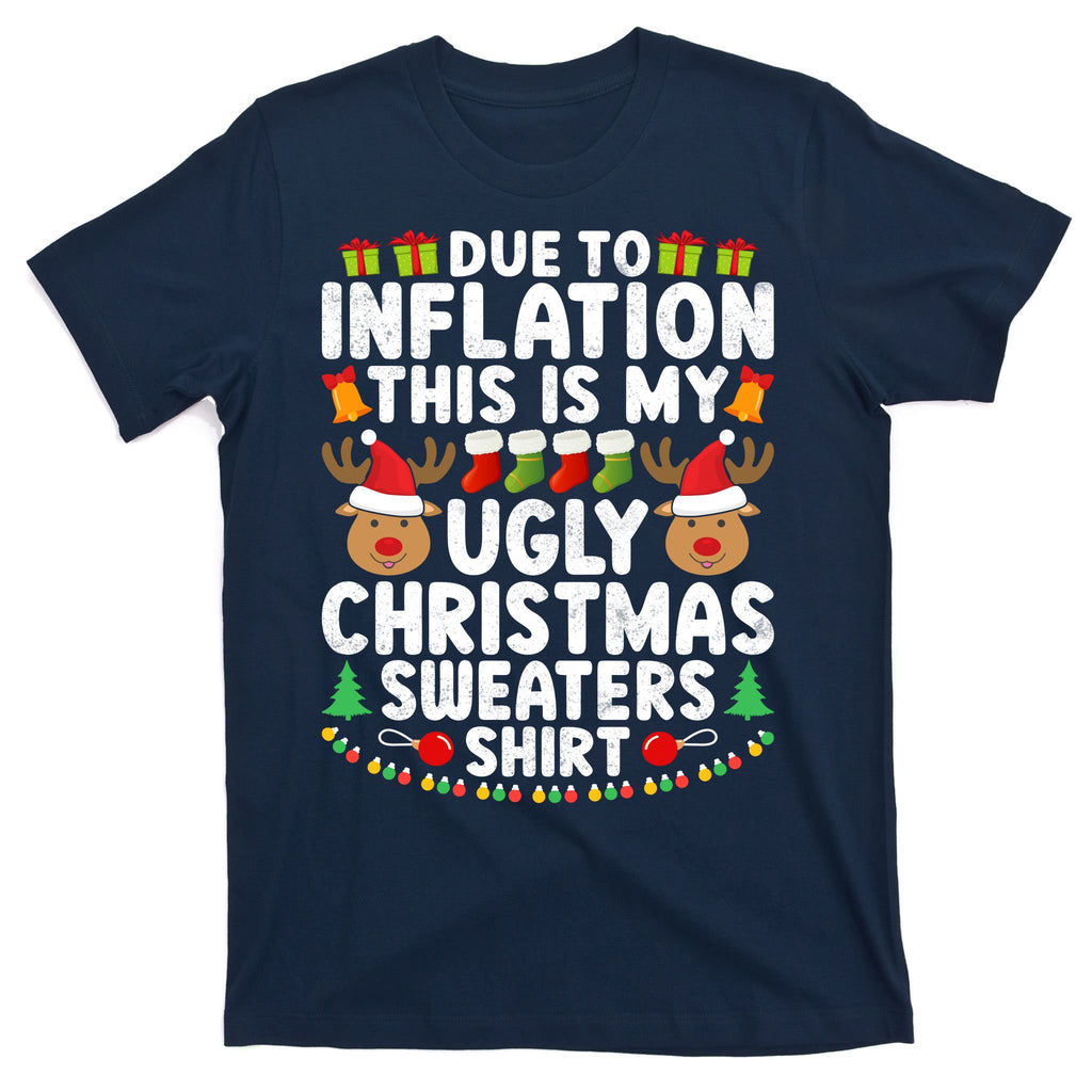 Inflation Fun Ugly Christmas Sweater T-Shirt