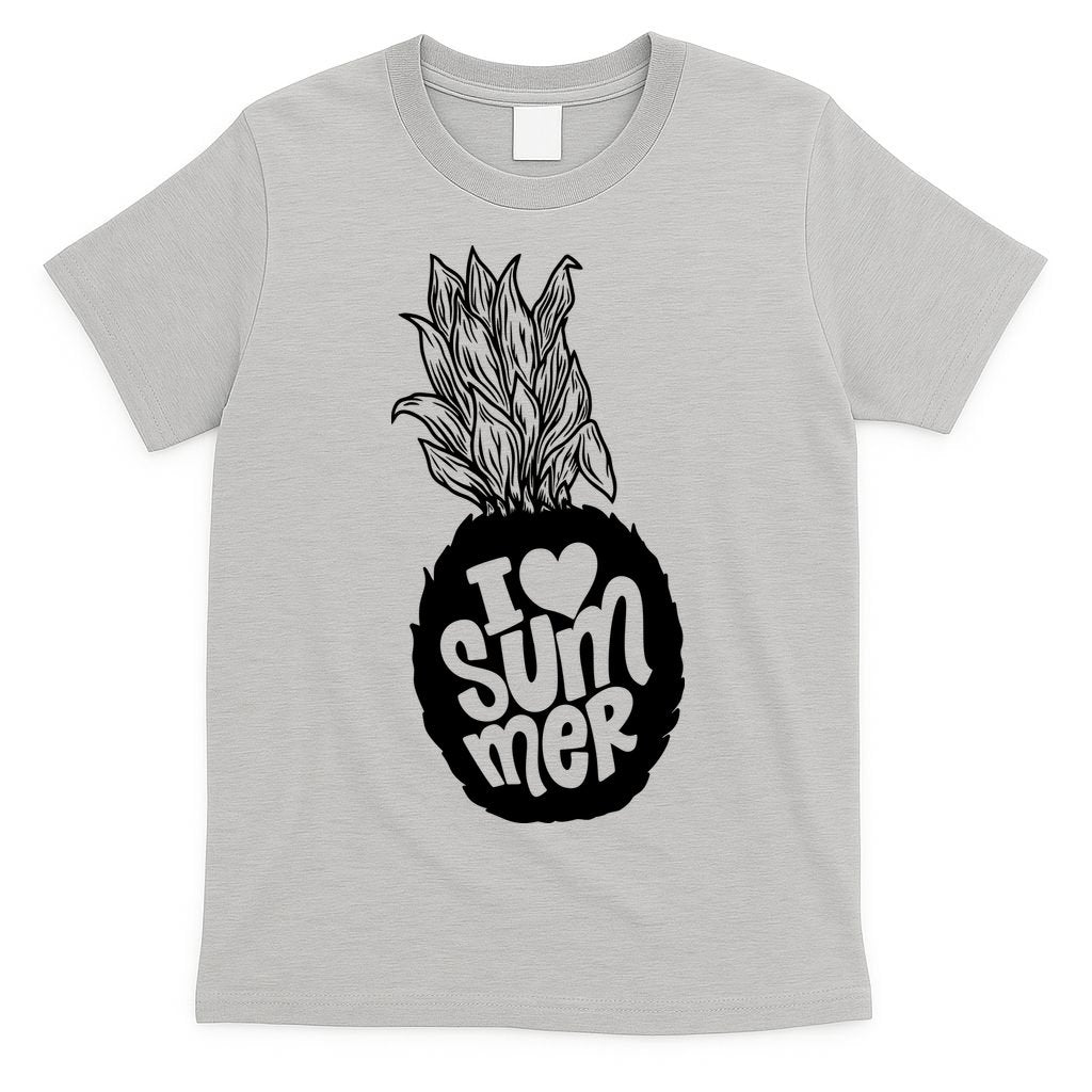 I Heart (Love) Summer Pineapple T-Shirt