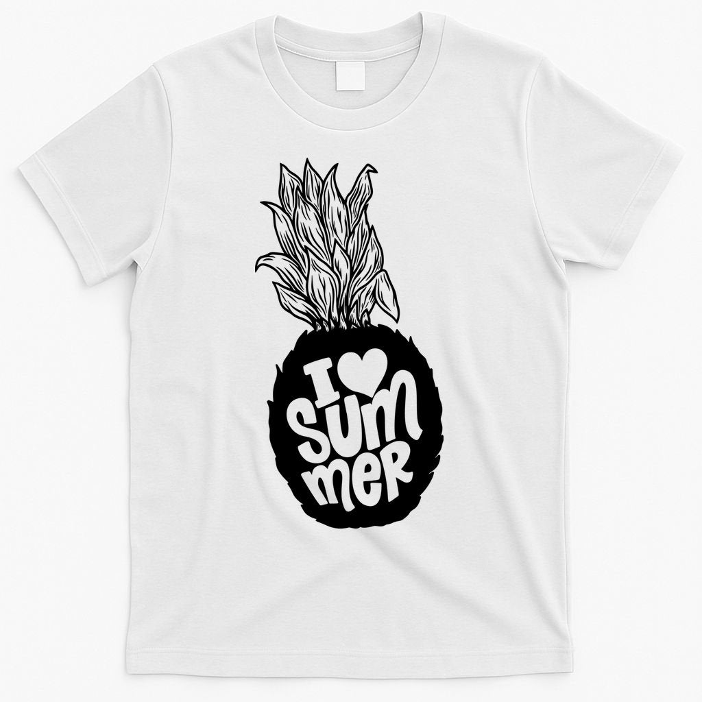 I Heart (Love) Summer Pineapple T-Shirt