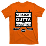Ice Hockey Player Straight Outta The Penalty Box T-Shirt