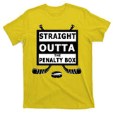 Ice Hockey Player Straight Outta The Penalty Box T-Shirt