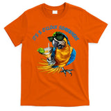 It Is 5 Oclock Somewhere Parrot Drinking Summer Vacation T-Shirt