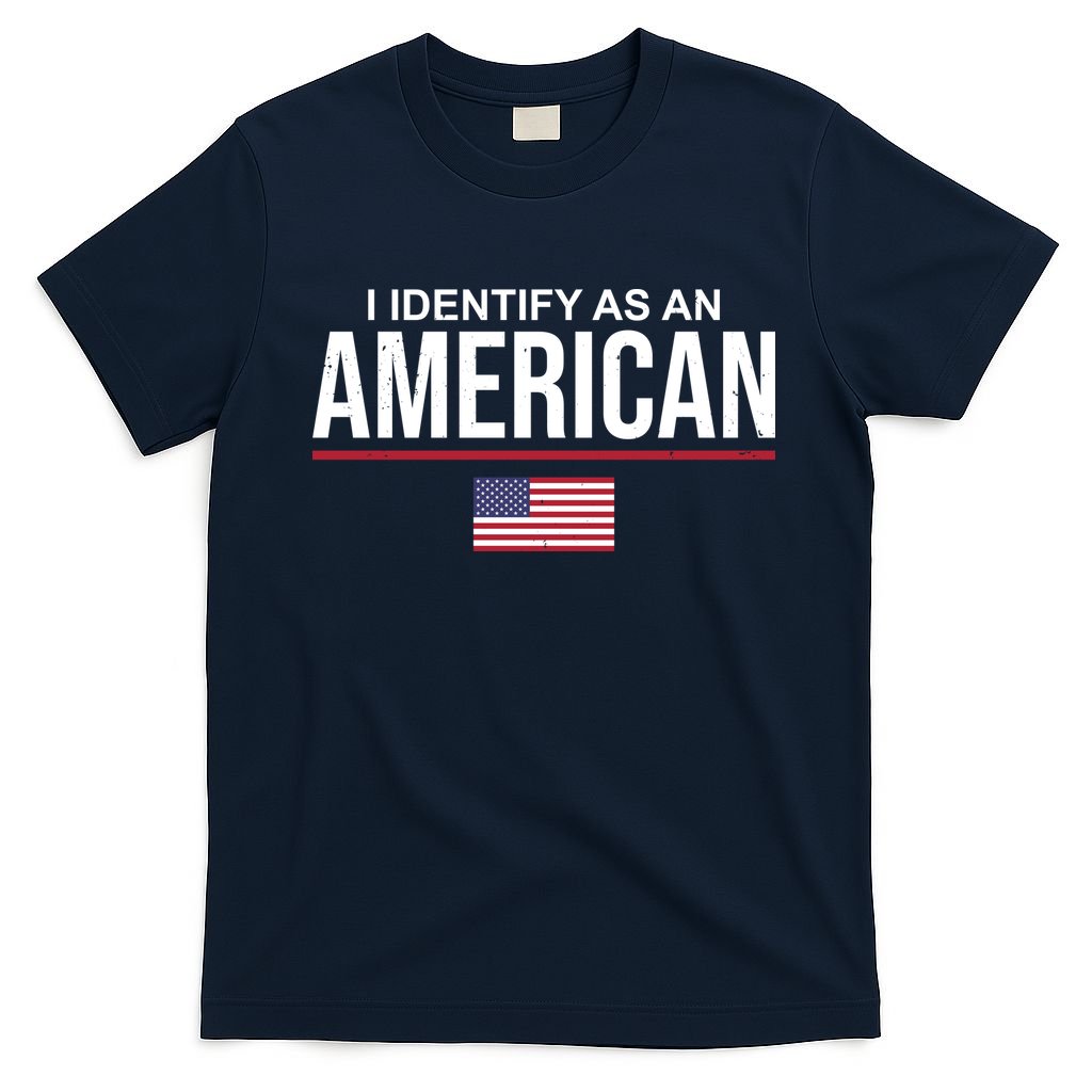I Identify As An American USA Flag T-Shirt