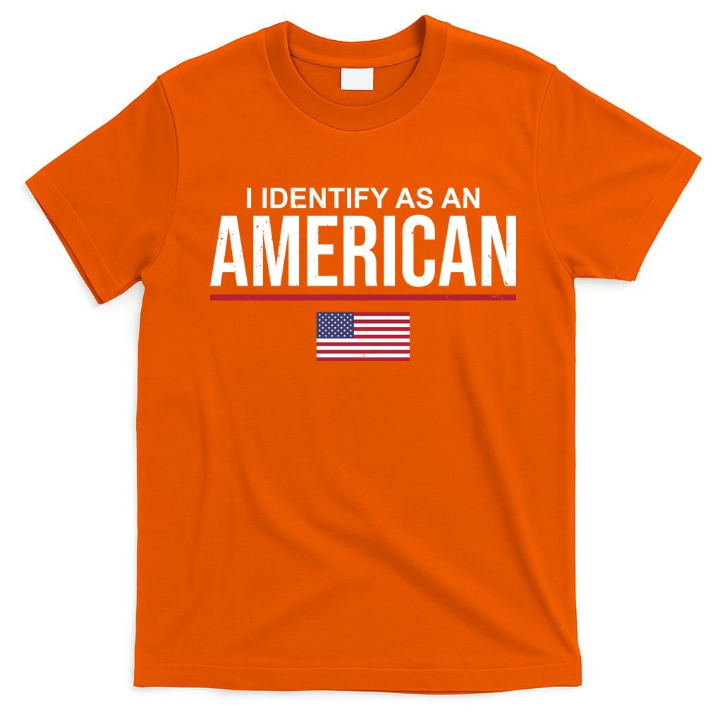 I Identify As An American USA Flag T-Shirt