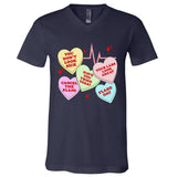 Invisible Illness Valentine Chronic Illness Awareness Pots V-Neck T-Shirt