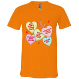 Invisible Illness Valentine Chronic Illness Awareness Pots V-Neck T-Shirt