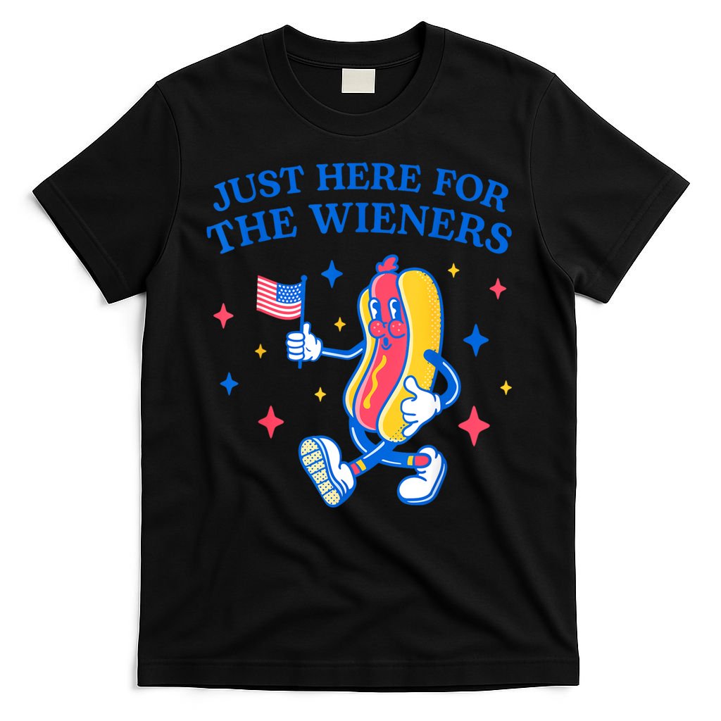 Im Just Here For The Wieners 4th Of July Shirts T-Shirt