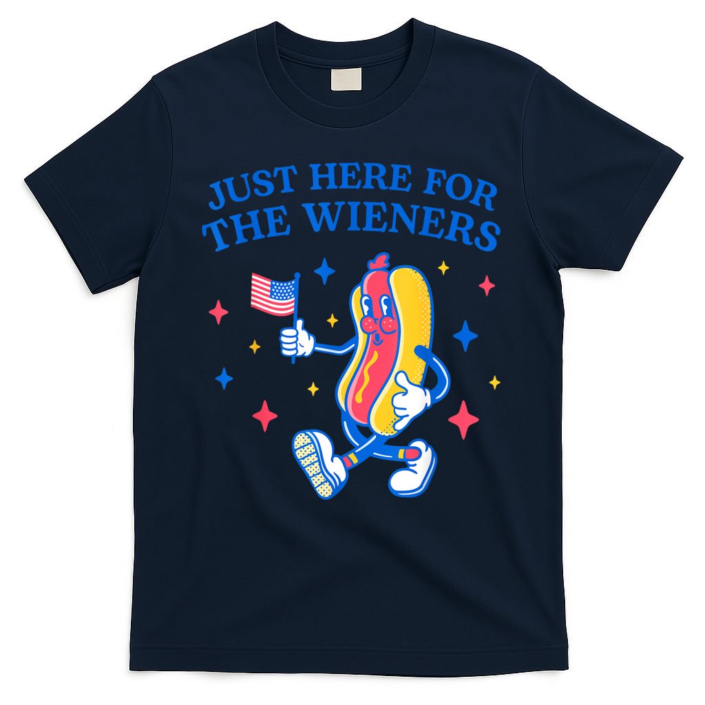 Im Just Here For The Wieners 4th Of July Shirts T-Shirt