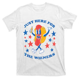 I'm Just Here For The Wieners 4th Of July Shirts T-Shirt