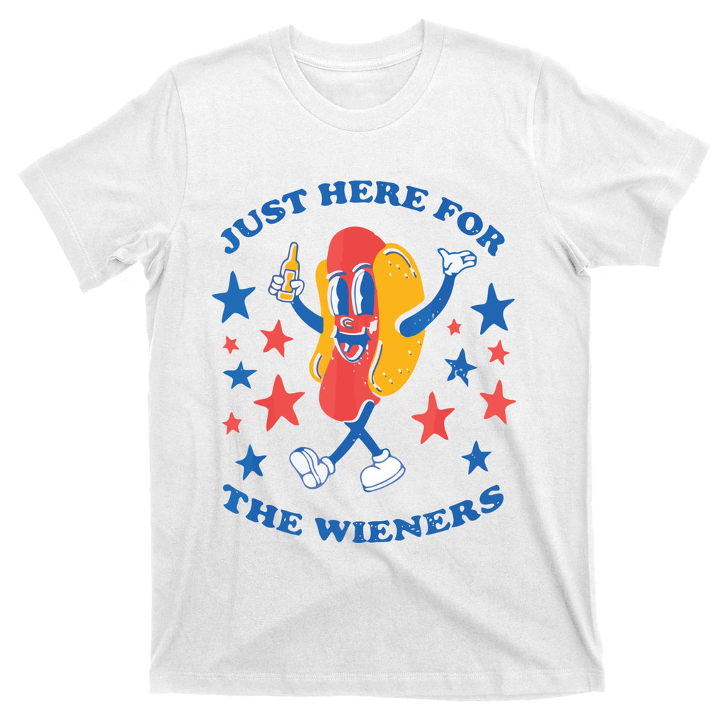 I'm Just Here For The Wieners 4th Of July Shirts T-Shirt