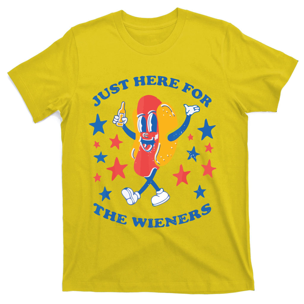 I'm Just Here For The Wieners 4th Of July Shirts T-Shirt