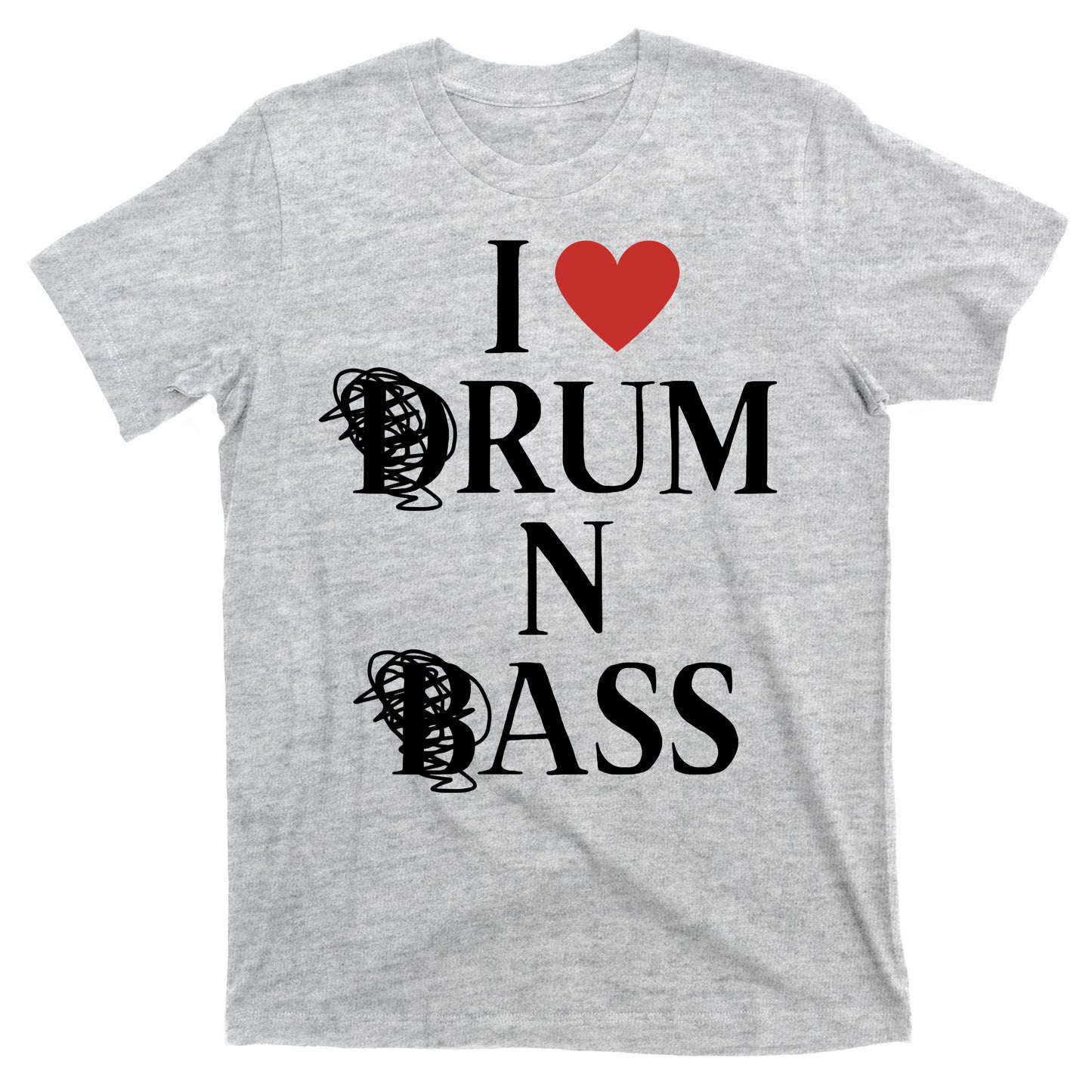 I Love Drum And Bass Rock T-Shirt