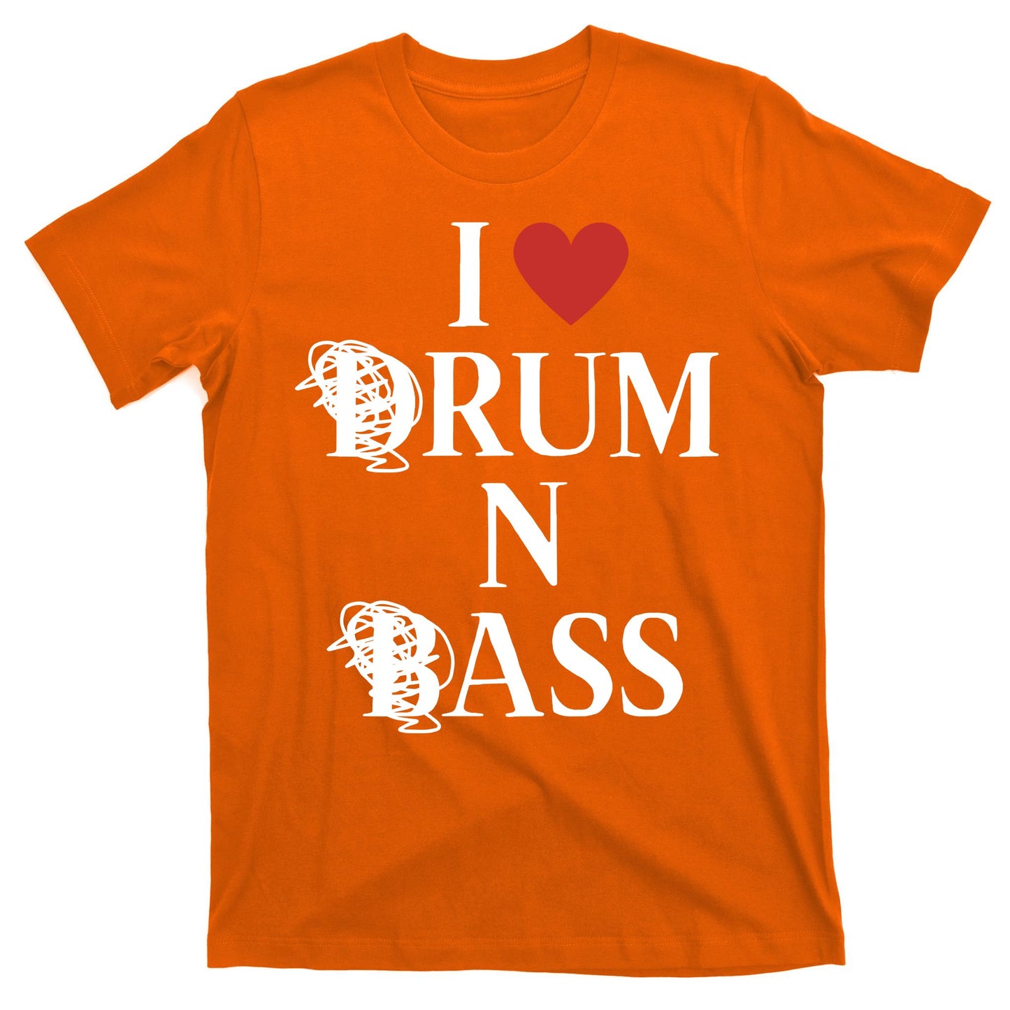 I Love Drum And Bass Rock T-Shirt