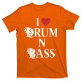 I Love Drum And Bass Rock T-Shirt