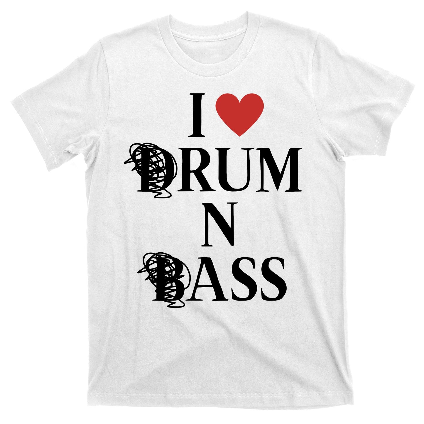 I Love Drum And Bass Rock T-Shirt