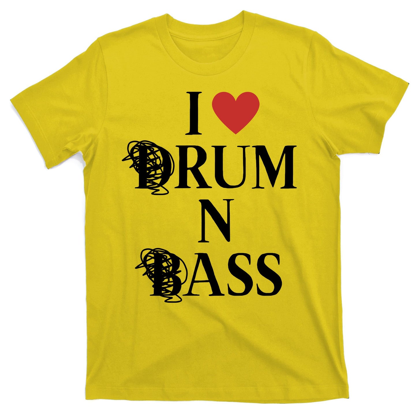 I Love Drum And Bass Rock T-Shirt
