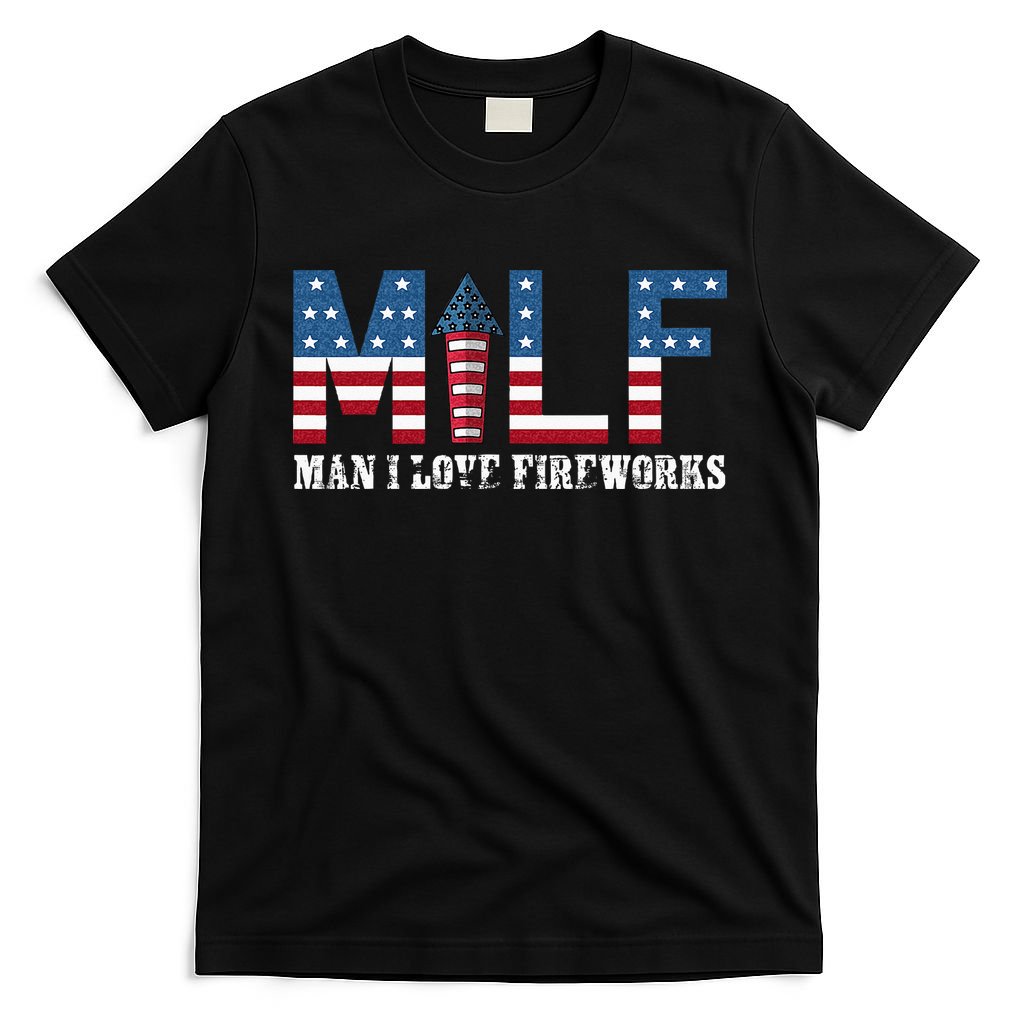I Love Fireworks Funny 4th Of July T-Shirt