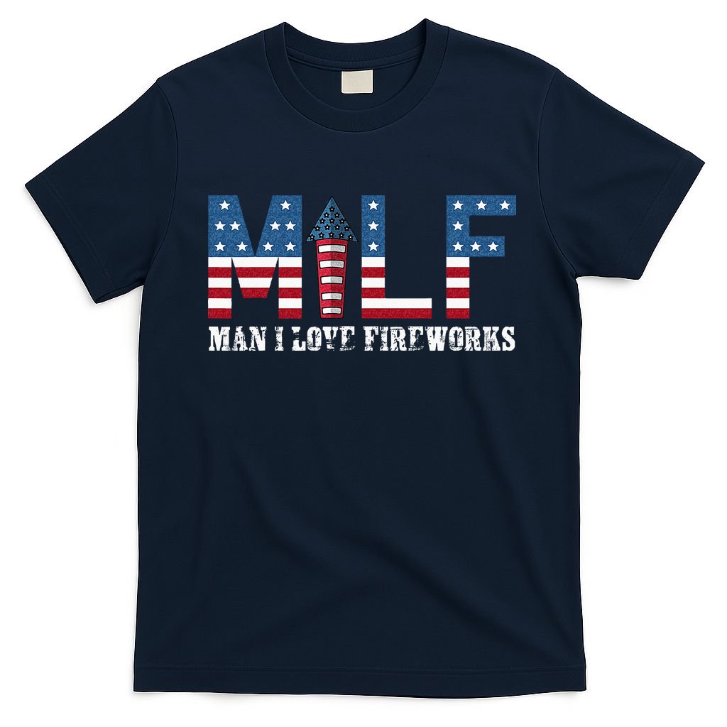 I Love Fireworks Funny 4th Of July T-Shirt