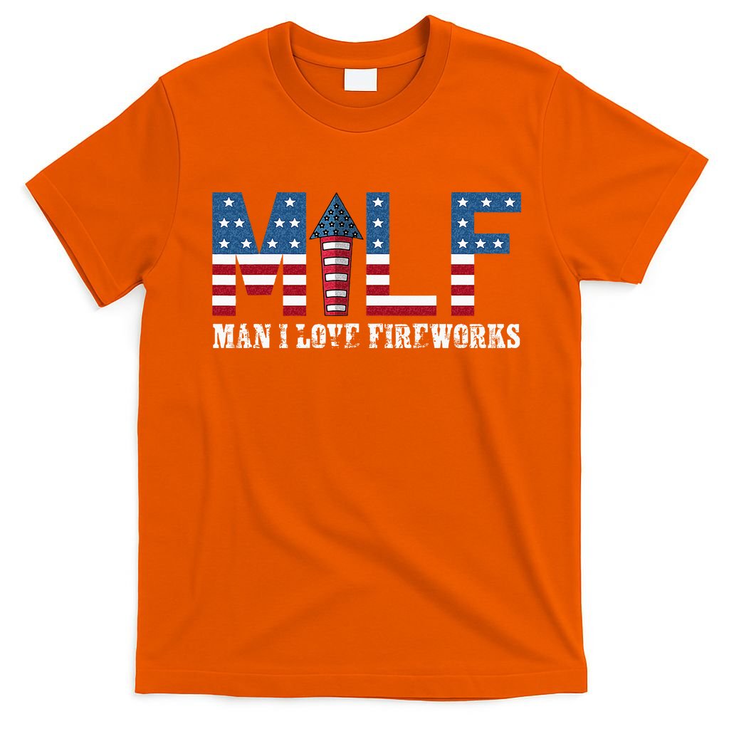 I Love Fireworks Funny 4th Of July T-Shirt