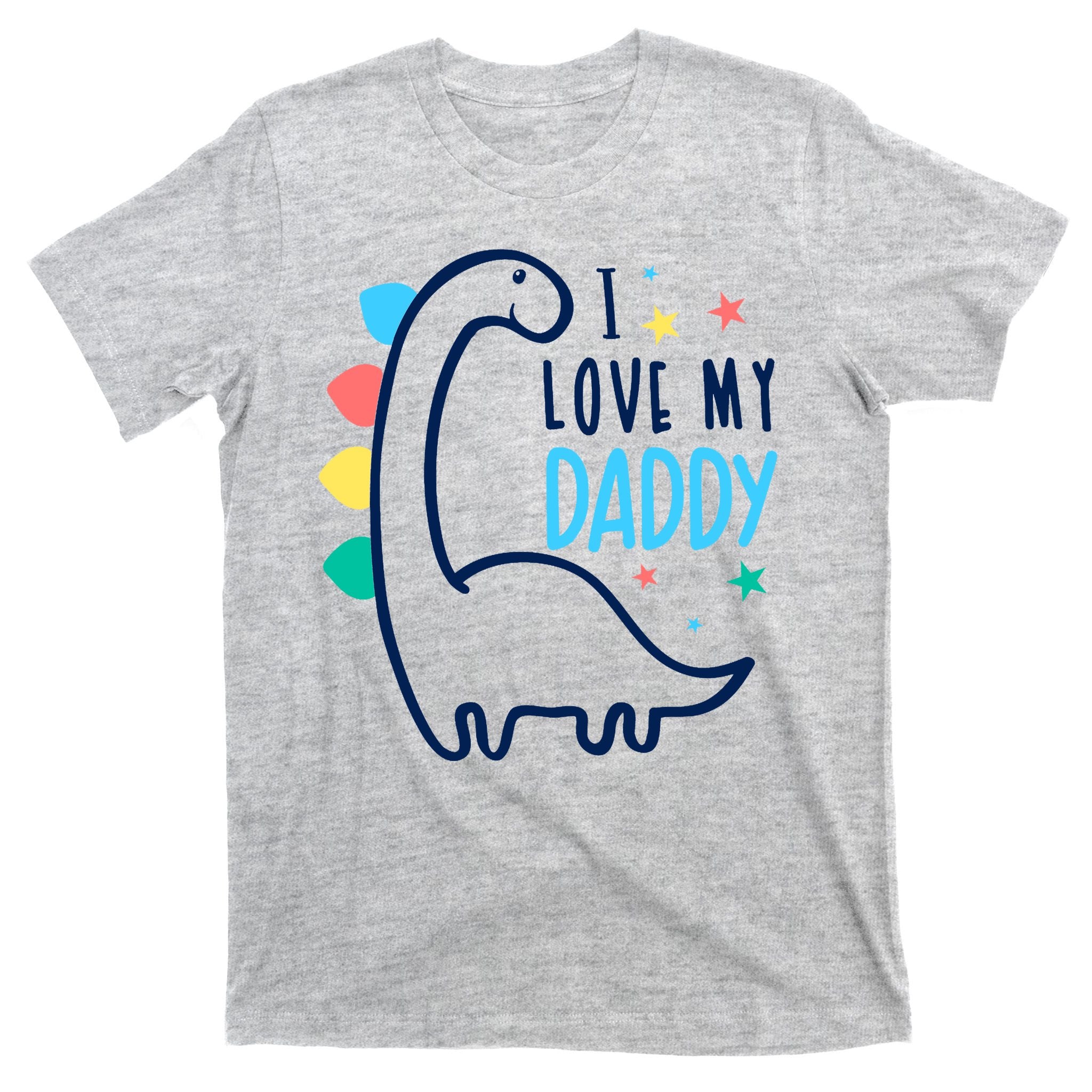 I Love My Daddy Dinosaur T-Shirt