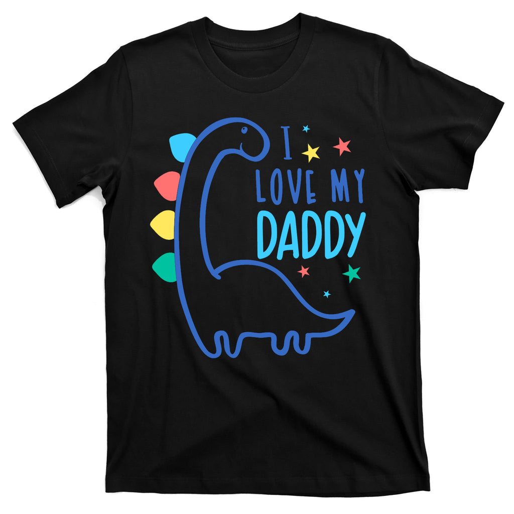 I Love My Daddy Dinosaur T-Shirt