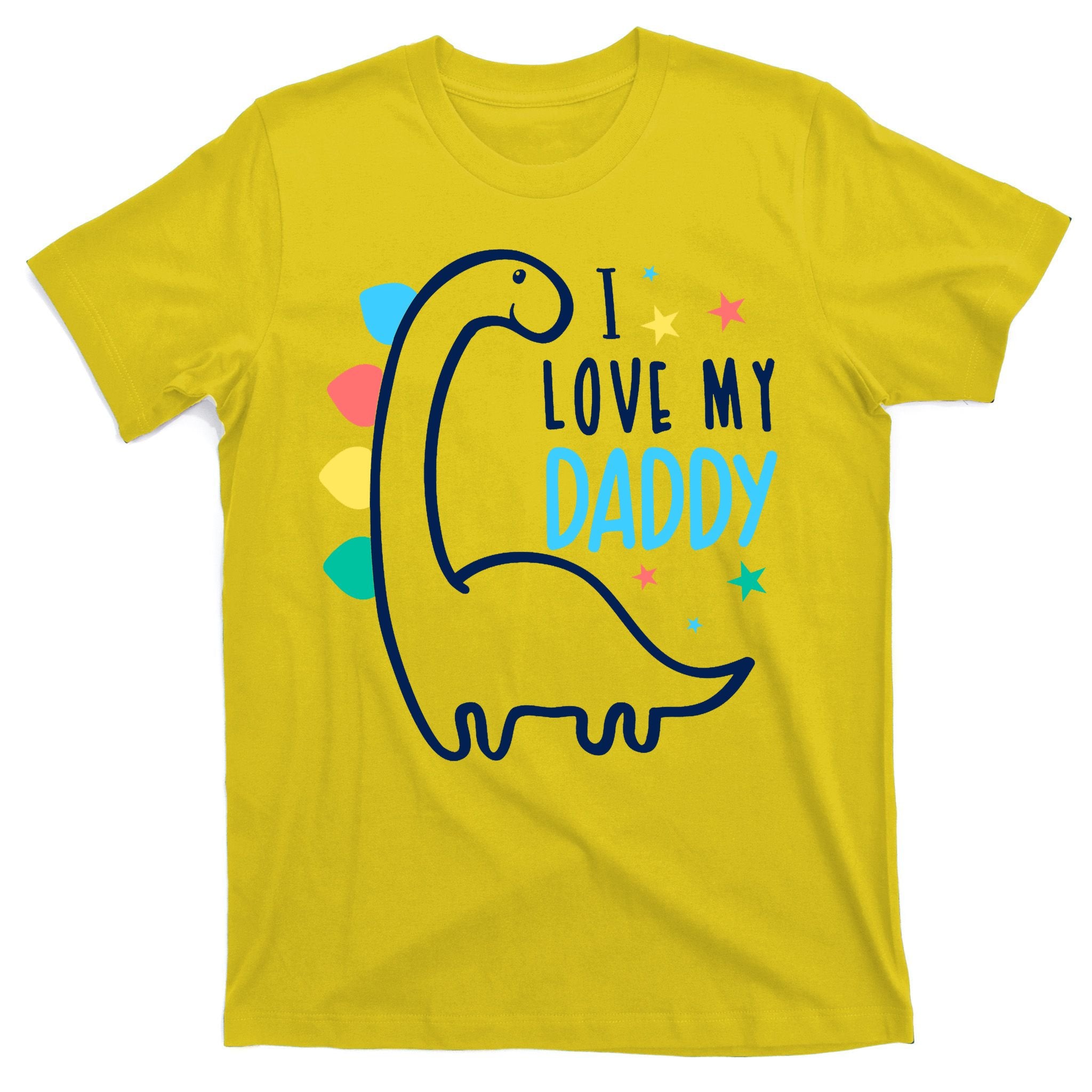 I Love My Daddy Dinosaur T-Shirt