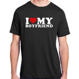 I Love My Boyfriend Bf I Heart My Boyfriend Bf Adult ChromaSoft Performance T-Shirt