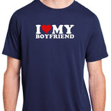 I Love My Boyfriend Bf I Heart My Boyfriend Bf Adult ChromaSoft Performance T-Shirt