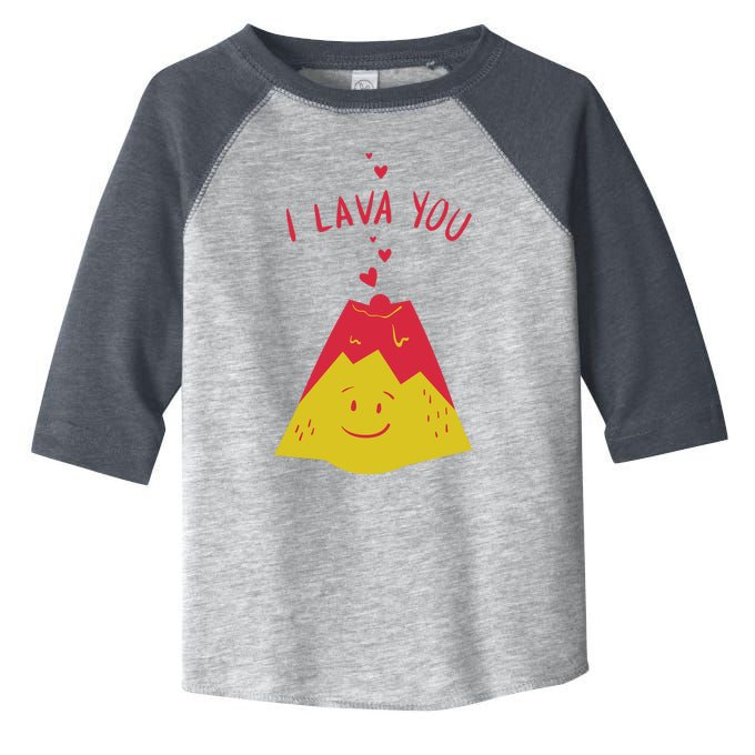 I Lava You Cute Funny Romantic Gift Toddler Fine Jersey T-Shirt