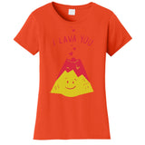 I Lava You Cute Funny Romantic Gift Women's T-Shirt