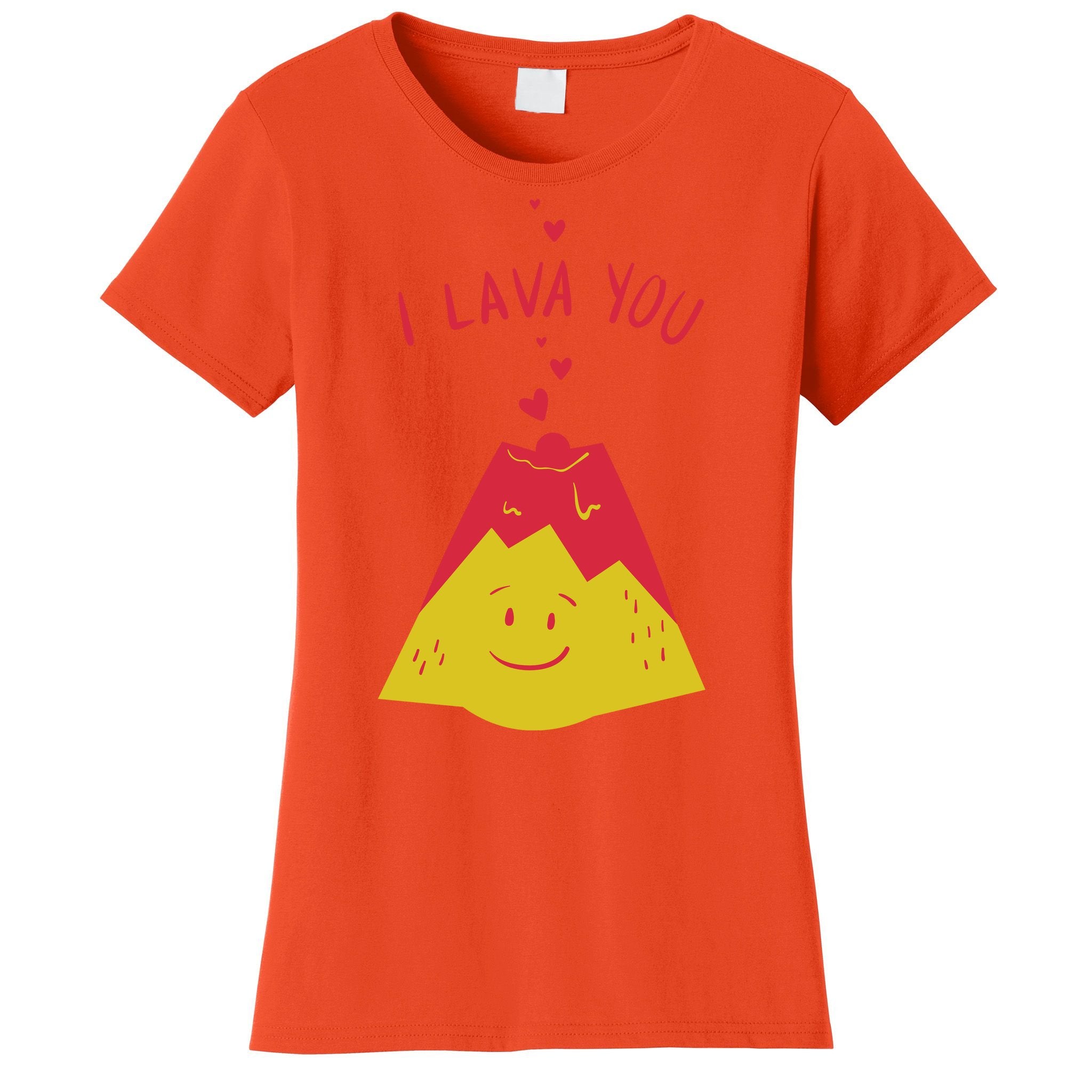 I Lava You Cute Funny Romantic Gift Women's T-Shirt