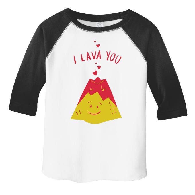 I Lava You Cute Funny Romantic Gift Toddler Fine Jersey T-Shirt