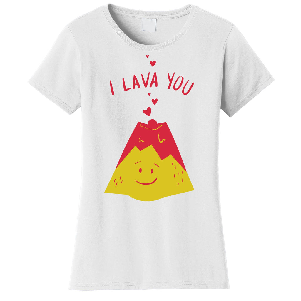 I Lava You Cute Funny Romantic Gift Women's T-Shirt