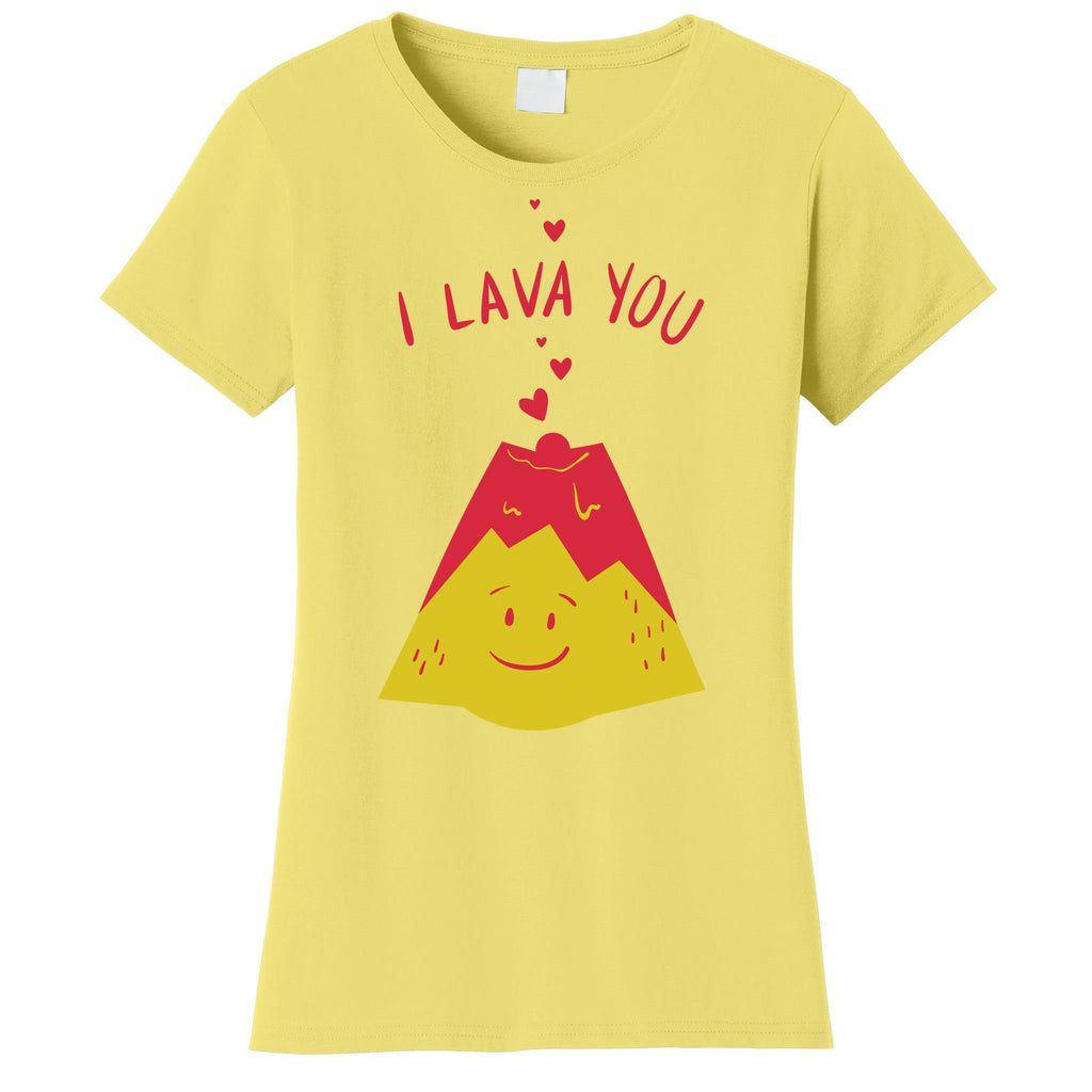 I Lava You Cute Funny Romantic Gift Women's T-Shirt