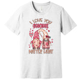 I Love You Gnome Valentines Gift For Valentine Day Premium T-Shirt