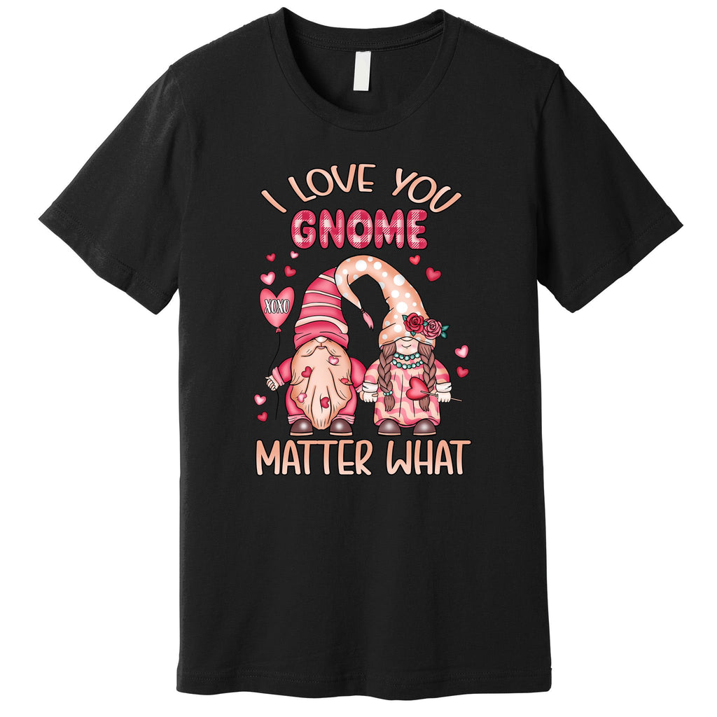I Love You Gnome Valentines Gift For Valentine Day Premium T-Shirt