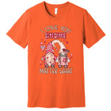 I Love You Gnome Valentines Gift For Valentine Day Premium T-Shirt