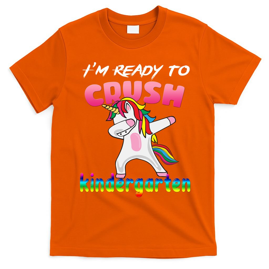 I'm Ready To Crush Kindergarten Cute Unicorn Dab T-Shirt