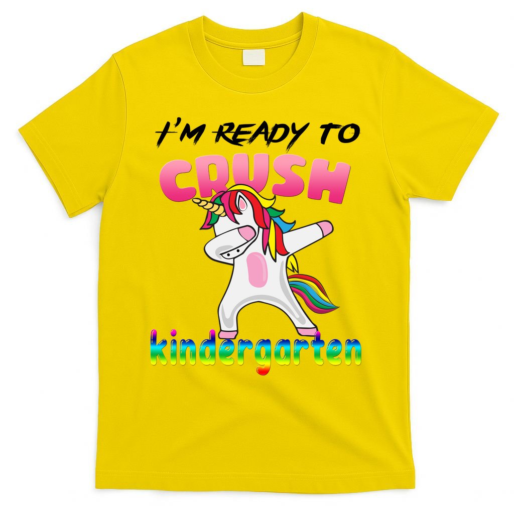 I'm Ready To Crush Kindergarten Cute Unicorn Dab T-Shirt