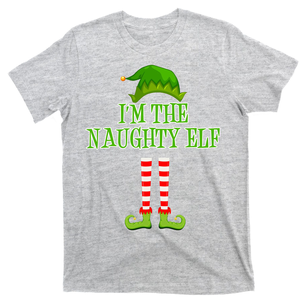 I'm The Naughty Elf Matching Family Christmas T-Shirt