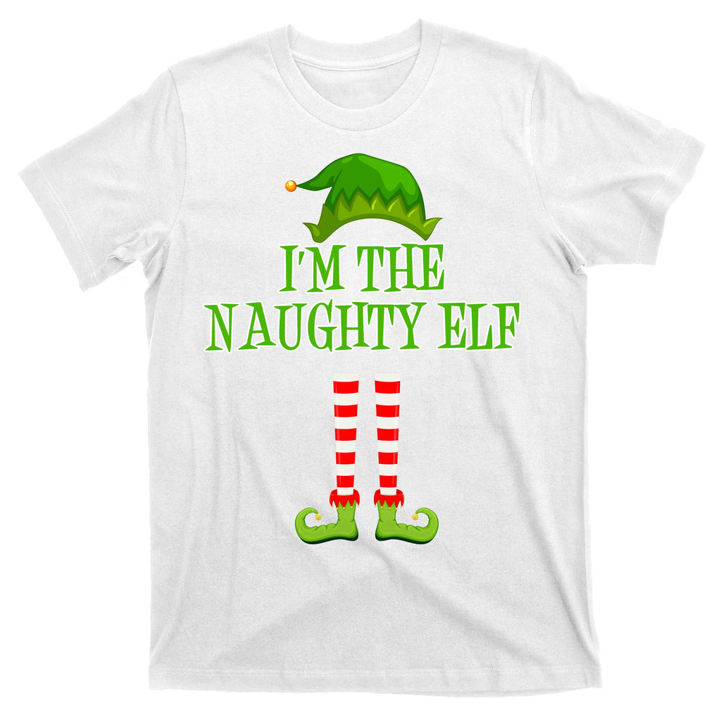 I'm The Naughty Elf Matching Family Christmas T-Shirt