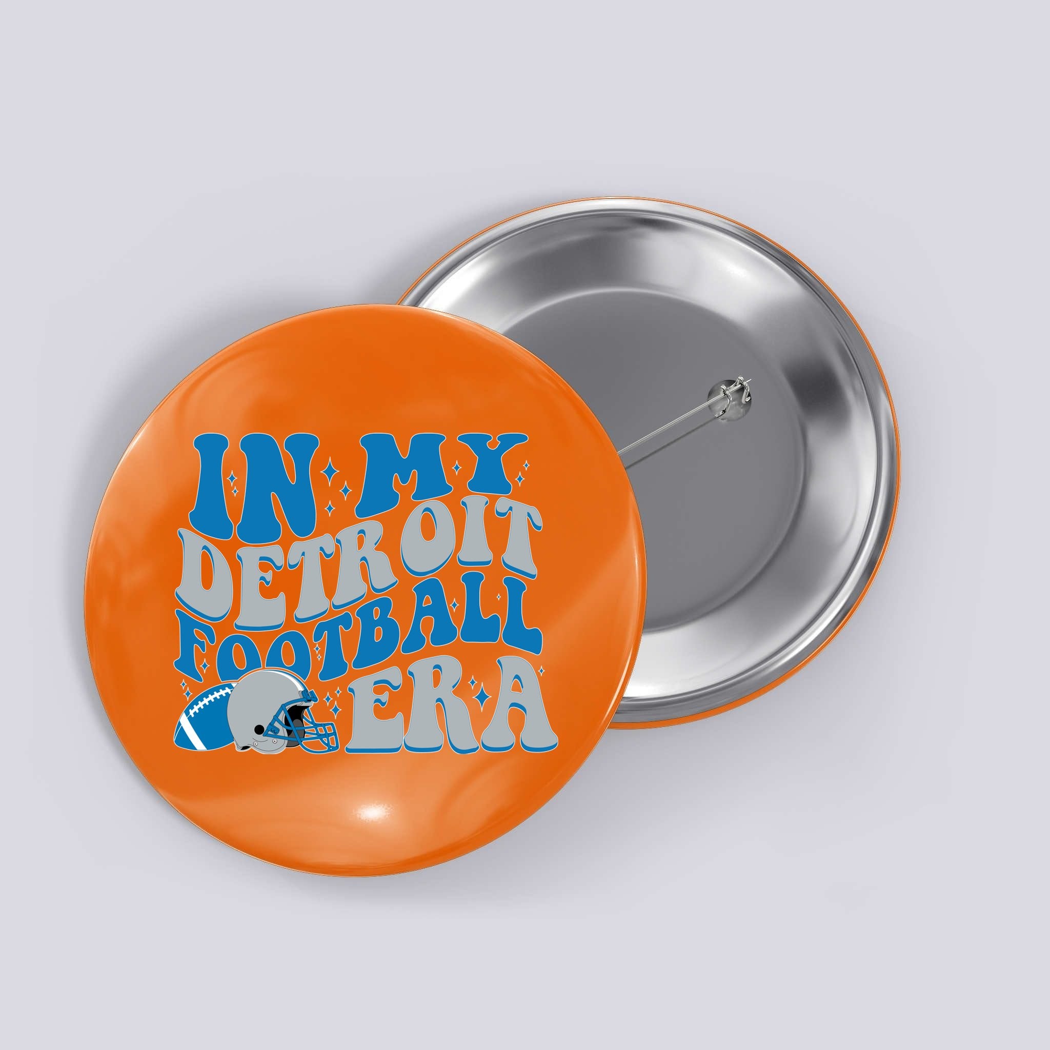 In My Detroit Football Era Sports Fan Button