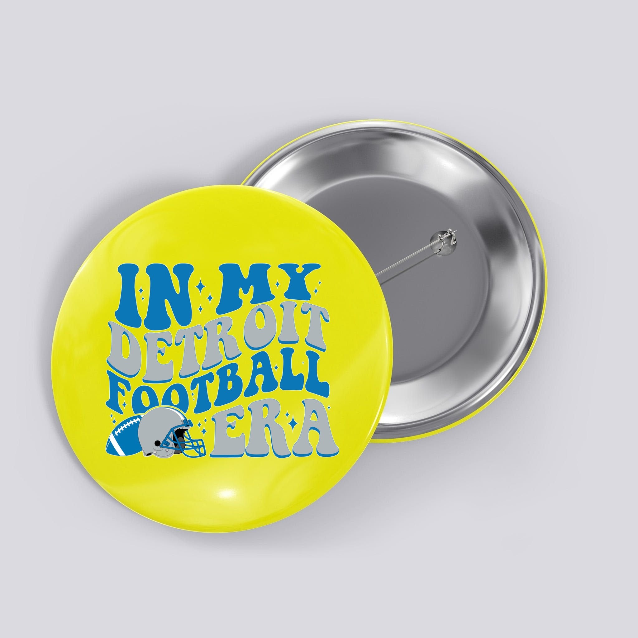 In My Detroit Football Era Sports Fan Button