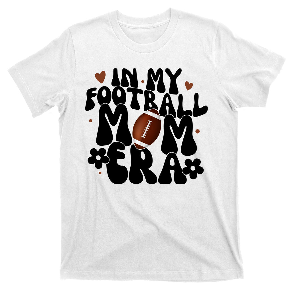 In My Football Mom Era Hearts T-Shirt