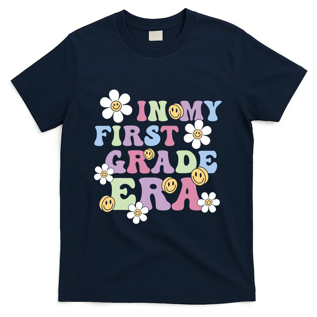 In My First Grade Era Back To School 1st Teacher Groovy T-Shirt