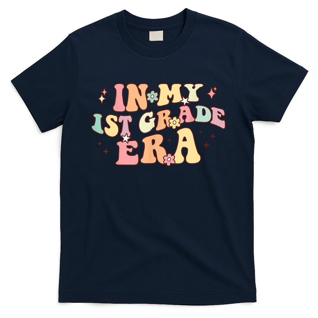 In My First Grade Era Retro Back To School Teacher Student T-Shirt