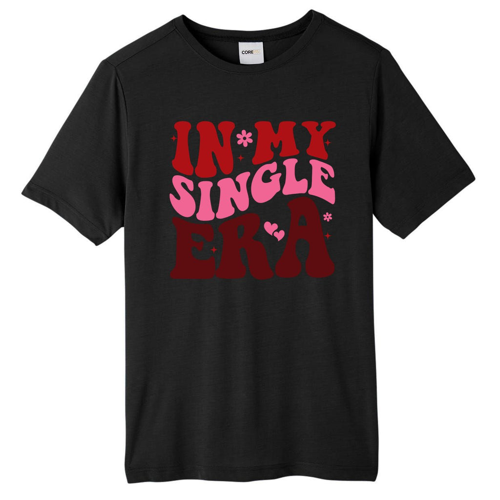 In My Single Era Anti Valentine Groovy Tall Fusion ChromaSoft Performance T-Shirt