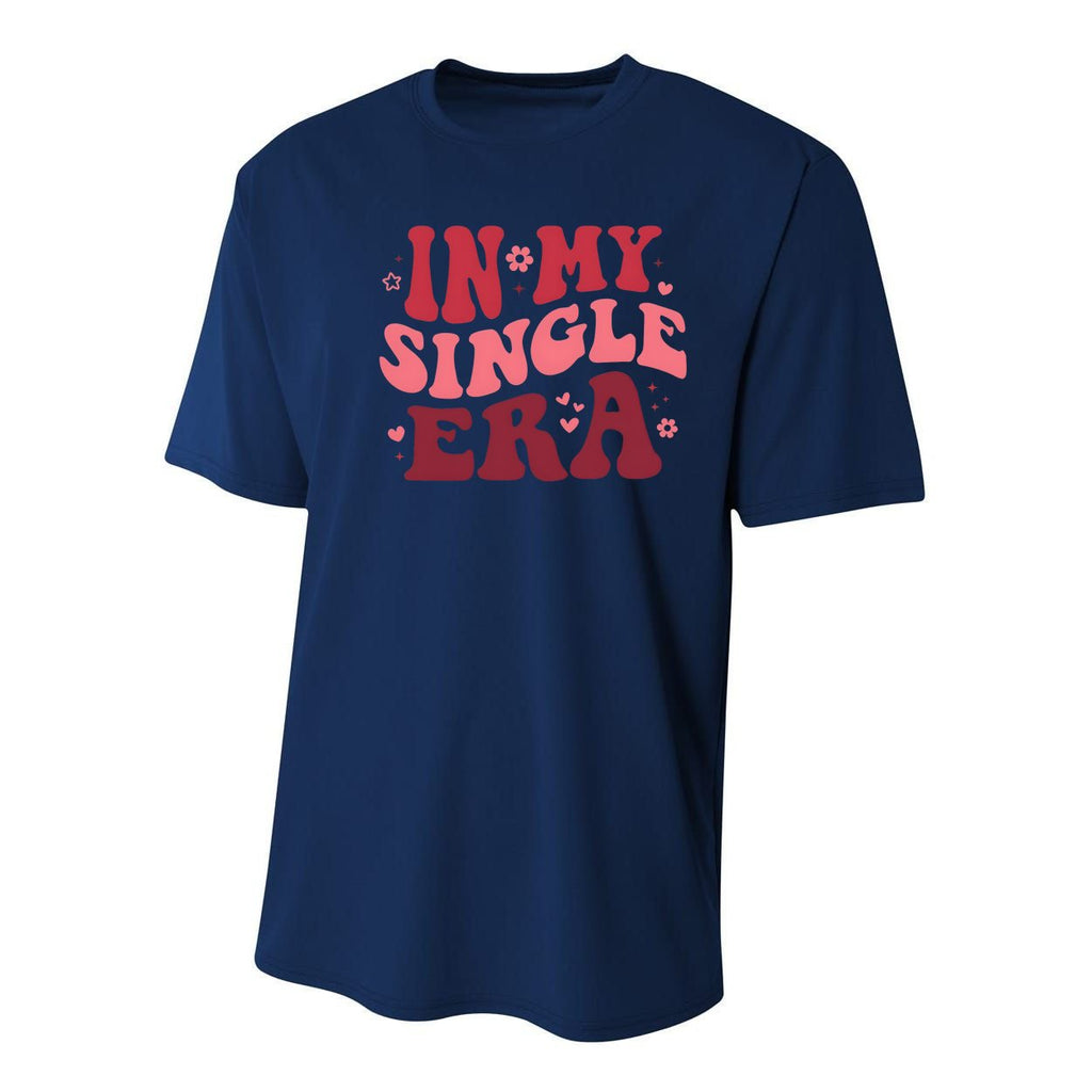 In My Single Era Valentine Day Couple Lover Youth Performance Sprint T-Shirt