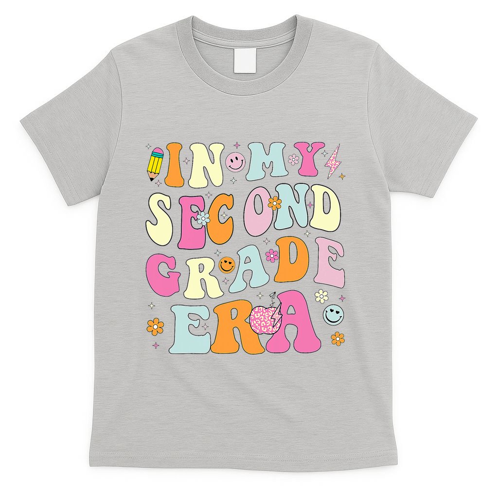 In My Second Grade Era 2nd Grade Girl Teacher Back To School T-Shirt