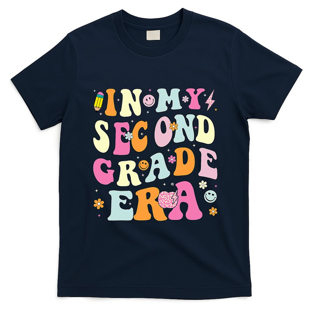 In My Second Grade Era 2nd Grade Girl Teacher Back To School T-Shirt